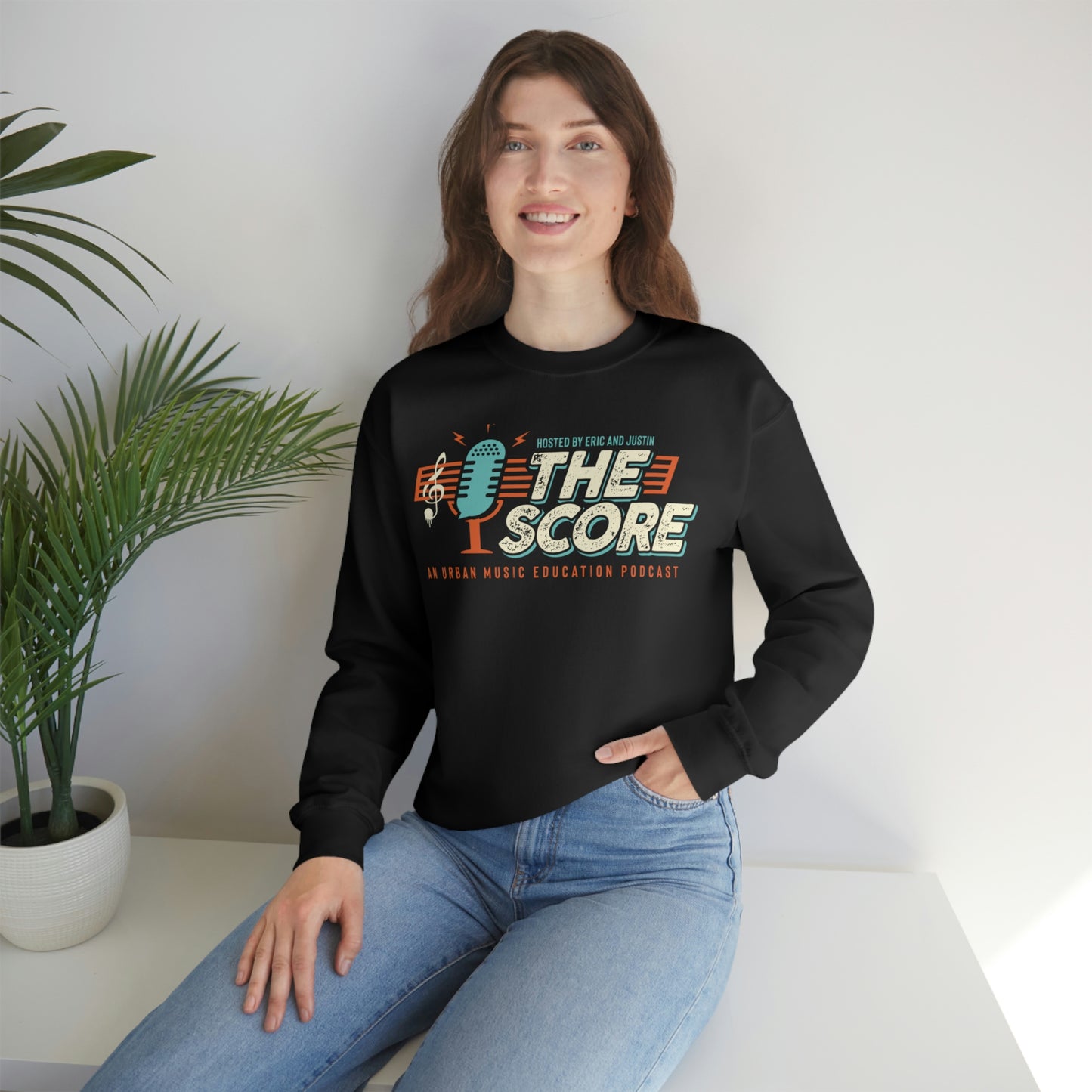 The Score Podcast Unisex Heavy Blend™ Crewneck Sweatshirt