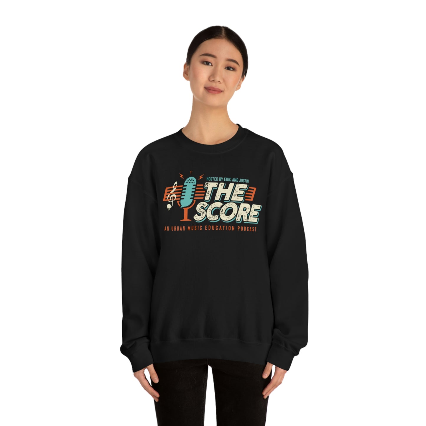 The Score Podcast Unisex Heavy Blend™ Crewneck Sweatshirt