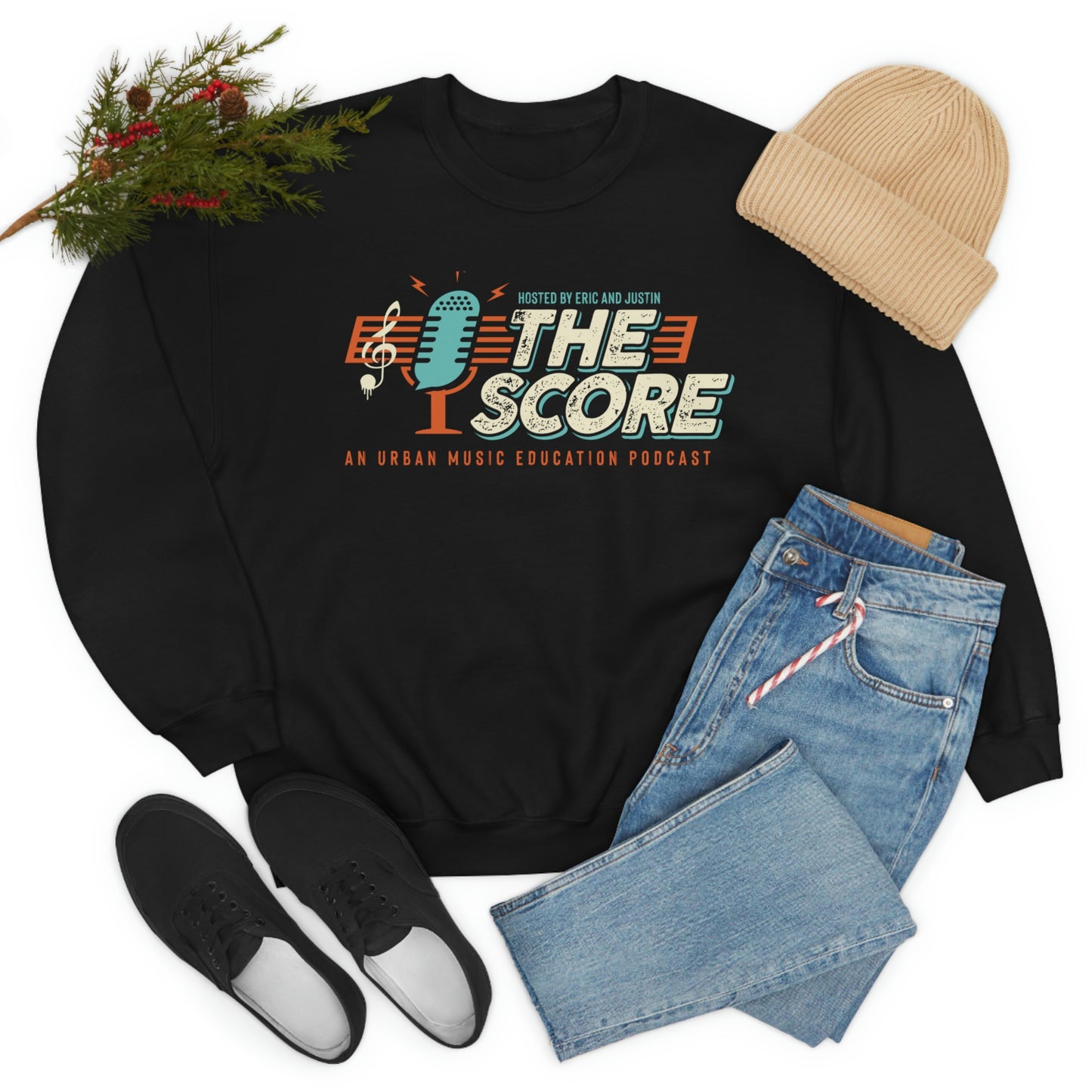 The Score Podcast Unisex Heavy Blend™ Crewneck Sweatshirt