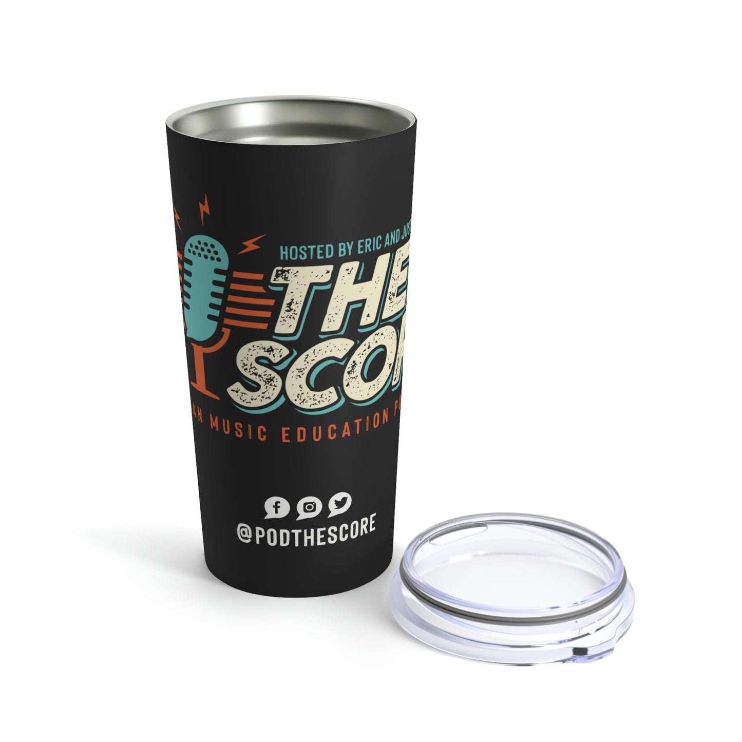 The Score Podcast Tumbler 20oz